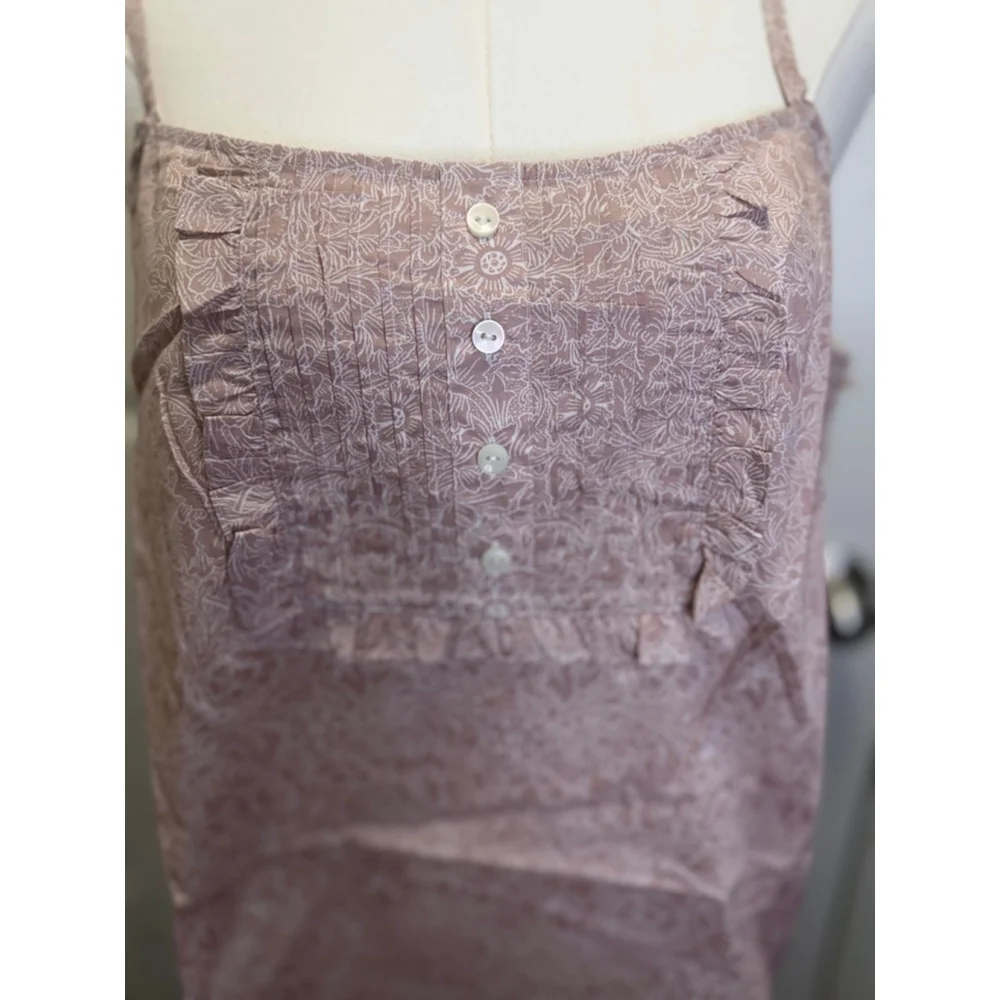 Haven Well Within Floral Camisole Tank Top M NWT Organic Cotton Buttery Soft